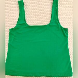 Honey Peach Vibrant Green Women's Tank Top